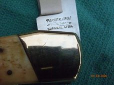 Parker Lockback Bone handles Parker Lockback Bone handles
