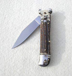 NEW OLD STOCK GENUINE STAG INOX LEVER LOCK SHOT SHELL PULLER KNIFE