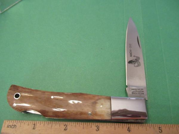 Parker Cut Brown Bone Lock Back Parker Cut Brown Bone Lock Back