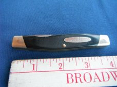Rare Buck USA Pocket KNIFE Model 313 Muskrat Sawcut Delrin Pre 1986 Made in the USA