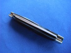 Rare Buck USA Pocket KNIFE Model 313 Muskrat Sawcut Delrin Pre 1986 Made in the USA