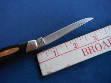 Rare Buck USA Pocket KNIFE Model 313 Muskrat Sawcut Delrin Pre 1986 Made in the USA
