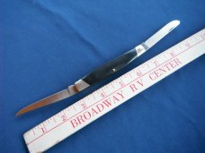 Rare Buck USA Pocket KNIFE Model 313 Muskrat Sawcut Delrin Pre 1986 Made in the USA
