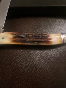 1998 Winchester 15036 Large Gnarly Stag Toothpick With Fluted Bolsters & Single Blade New In Box 1998 Winchester 15036 Large Gnarly Stag Toothpick With Fluted Bolsters & Single Blade New In Box