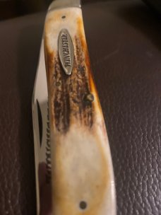 1998 Winchester 15036 Large Gnarly Stag Toothpick With Fluted Bolsters & Single Blade New In Box 1998 Winchester 15036 Large Gnarly Stag Toothpick With Fluted Bolsters & Single Blade New In Box