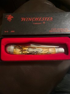 Vintage 1989 1950 Winchester Super Stag Bananna Trapper With Slanted Fluted Blosters New In Box Vintage 1989 1950 Winchester Super Stag Bananna Trapper With Slanted Fluted Blosters New In Box