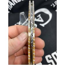 beautiful Rudy Knives custom mammoth tooth cheetah beautiful Rudy Knives custom mammoth tooth cheetah