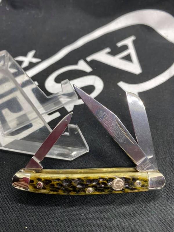 Tiny Stockman, boker tree brand, germany, green jigged bone Tiny Stockman, boker tree brand, germany, green jigged bone