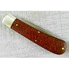 Great Eastern Tidioute 745120 Brown Burlap Micarta Mustang Knife, NIT,3 7/8" cld Great Eastern Tidioute 745120 Brown Burlap Micarta Mustang Knife, NIT,3 7/8" cld