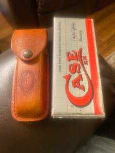 New Case XX USA 19 Brad Pa 91 5159L SS Fat Stag Hammerhead With Brass Bolster , Sheath NIB New Case XX USA 19 Brad Pa 91 5159L SS Fat Stag Hammerhead With Brass Bolster , Sheath NIB