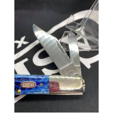 Case Barlow, with gorgeous pocket worn blue jigged bone Case Barlow, with gorgeous pocket worn blue jigged bone
