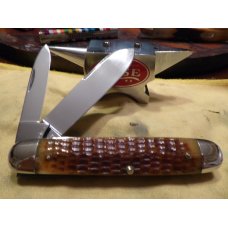 Case XX 6294 Cigar, green bone, long pull, near mint