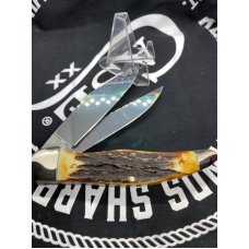Boker Tree Brand Stag Large Folding Hunter New In Box Boker Tree Brand Stag Large Folding Hunter New In Box