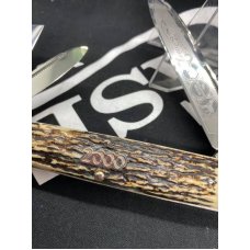 Like new Bulldog Brand Stag Cigar Whittler Knife