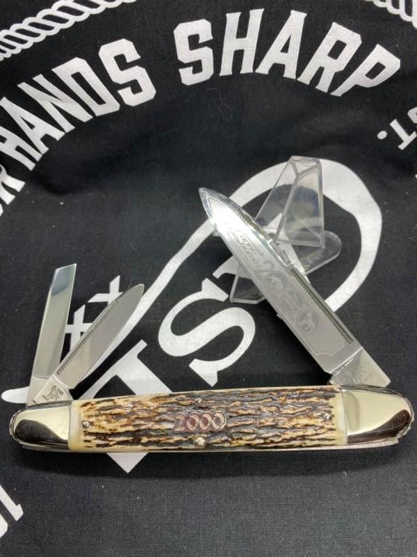 Like new Bulldog Brand Stag Cigar Whittler Knife