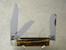 Bulldog Brand Germany 1st Generation Stag Cattle King Large Equal End Stockman Knife - 1 of 300 Bulldog Brand Germany 1st Generation Stag Cattle King Large Equal End Stockman Knife - 1 of 300