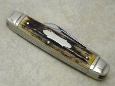 Bulldog Brand Germany 1st Generation Stag Cattle King Large Equal End Stockman Knife - 1 of 300 Bulldog Brand Germany 1st Generation Stag Cattle King Large Equal End Stockman Knife - 1 of 300