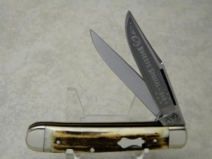 Bulldog Brand Germany 1st Generation Stag S&D Buckeye Special Trapper Knife - 1 of 192
