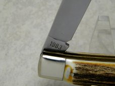 Bulldog Brand Germany 1st Generation Stag Lumber Jack Long Pull Moose Knife - 1 of 36 Bulldog Brand Germany 1st Generation Stag Lumber Jack Long Pull Moose Knife - 1 of 36
