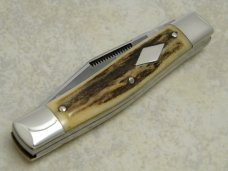 Bulldog Brand Germany 1st Generation Stag Lumber Jack Long Pull Moose Knife - 1 of 36 Bulldog Brand Germany 1st Generation Stag Lumber Jack Long Pull Moose Knife - 1 of 36