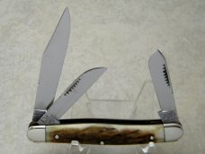 Bulldog Brand Germany 1st Generation Stag S&D Enterprises Stockman Knife - 1 of 310 Bulldog Brand Germany 1st Generation Stag S&D Enterprises Stockman Knife - 1 of 310