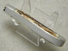 Bulldog Brand Germany 1st Generation Stag Old Reliable Dogleg Trapper Knife - 1 of 336 Bulldog Brand Germany 1st Generation Stag Old Reliable Dogleg Trapper Knife - 1 of 336