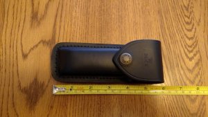 BUCK Knife U.S.A. 110 Knife Leather Sheath (Sheath only) Never used! #1