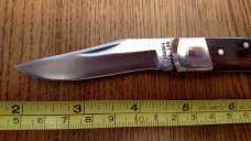 SCHRADE + UNCLE HENRY LB5 LOCKBACK POCKET KNIFE MADE IN USA W/ LEATHER SHEATH NOS LOOK SCHRADE + UNCLE HENRY LB5 LOCKBACK POCKET KNIFE MADE IN USA W/ LEATHER SHEATH NOS LOOK