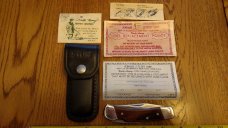 SCHRADE + UNCLE HENRY LB5 LOCKBACK POCKET KNIFE MADE IN USA W/ LEATHER SHEATH NOS LOOK SCHRADE + UNCLE HENRY LB5 LOCKBACK POCKET KNIFE MADE IN USA W/ LEATHER SHEATH NOS LOOK
