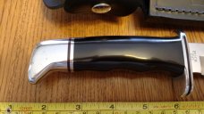 Buck 119 U.S.A. Fixed Blade Hunting Knife W/Black Leather Sheath Buck 119 U.S.A. Fixed Blade Hunting Knife W/Black Leather Sheath