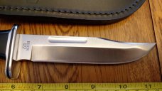 Buck 119 U.S.A. Fixed Blade Hunting Knife W/Black Leather Sheath 