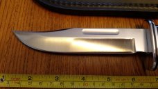 Buck 119 U.S.A. Fixed Blade Hunting Knife W/Black Leather Sheath Buck 119 U.S.A. Fixed Blade Hunting Knife W/Black Leather Sheath