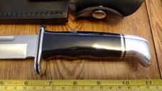 Buck 119 U.S.A. Fixed Blade Hunting Knife W/Black Leather Sheath Buck 119 U.S.A. Fixed Blade Hunting Knife W/Black Leather Sheath