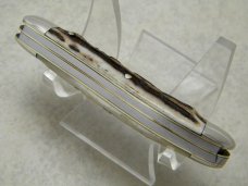 Bulldog Brand Germany 1st Generation Stag "110th Kentucky Derby" Sowbelly Stockman Knife c.1984 Bulldog Brand Germany 1st Generation Stag "110th Kentucky Derby" Sowbelly Stockman Knife c.1984