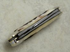Bulldog Brand Germany 1st Generation Stag "110th Kentucky Derby" Sowbelly Stockman Knife c.1984 Bulldog Brand Germany 1st Generation Stag "110th Kentucky Derby" Sowbelly Stockman Knife c.1984