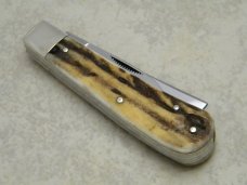 Bulldog Brand Hammer Forged Solingen Germany 1985 English Steel Stag One Arm Razor Jack Knife Bulldog Brand Hammer Forged Solingen Germany 1985 English Steel Stag One Arm Razor Jack Knife