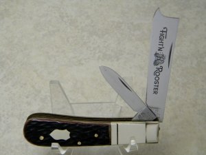 Fight'n Rooster Frank Buster Cutlery Co. Germany Bone One Arm Razor Barlow Knife 