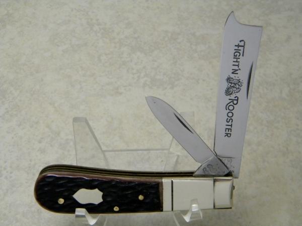Fight'n Rooster Frank Buster Cutlery Co. Germany Bone One Arm Razor Barlow Knife Fight'n Rooster Frank Buster Cutlery Co. Germany Bone One Arm Razor Barlow Knife