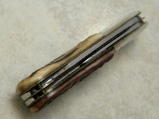 Fight'n Rooster Frank Buster Cutlery Co. Germany Bone One Arm Razor Barlow Knife Fight'n Rooster Frank Buster Cutlery Co. Germany Bone One Arm Razor Barlow Knife