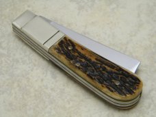 Fight'n Rooster Frank Buster Cutlery Co. Germany Bone One Arm Razor Barlow Knife Fight'n Rooster Frank Buster Cutlery Co. Germany Bone One Arm Razor Barlow Knife