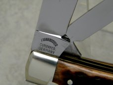 Fight'n Rooster Frank Buster Cutlery Co. Germany Bone One Arm Razor Gunstock Jack Knife Fight'n Rooster Frank Buster Cutlery Co. Germany Bone One Arm Razor Gunstock Jack Knife