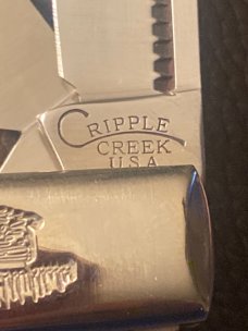 1983 Cripple Creek Fort City Knife Collectors 1 of 135 This Is #19 Bone Handle With Two Stainless Bl 1983 Cripple Creek Fort City Knife Collectors 1 of 135 This Is #19 Bone Handle With Two Stainless Bl