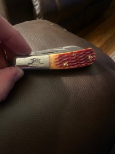 1983 Cripple Creek Fort City Knife Collectors 1 of 135 This Is #19 Bone Handle With Two Stainless Bl