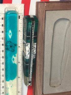 Brian Yellowhorse On Queen Mountain Man Knife w/ Green Stone Handles w/ Indian & Eagle Inlay -NOS Brian Yellowhorse On Queen Mountain Man Knife w/ Green Stone Handles w/ Indian & Eagle Inlay -NOS