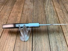 A.G. Russell Mediterranean Barlow Black Lipped Pearl Made In Seki Japan Handle Slide Lock A.G. Russell Mediterranean Barlow Black Lipped Pearl Made In Seki Japan Handle Slide Lock