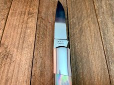A.G. Russell Mediterranean Barlow Black Lipped Pearl Made In Seki Japan Handle Slide Lock A.G. Russell Mediterranean Barlow Black Lipped Pearl Made In Seki Japan Handle Slide Lock
