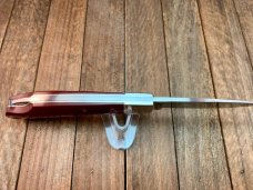 A.G. Russell 4” Lockback Made in Seki Japan Red Micarta Handles Factory 2nd A.G. Russell 4” Lockback Made in Seki Japan Red Micarta Handles Factory 2nd