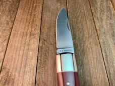 A.G. Russell 4” Lockback Made in Seki Japan Red Micarta Handles Factory 2nd A.G. Russell 4” Lockback Made in Seki Japan Red Micarta Handles Factory 2nd