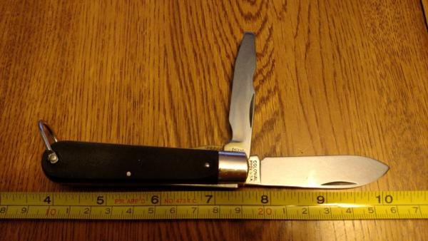 Colonial PROV. USA TL-29  Electricians/Linesman Pocket Knife Saw Cut #A1