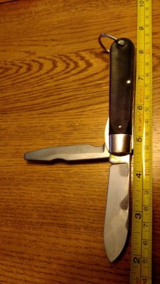 Colonial PROV. USA TL-29  Electricians/Linesman Pocket Knife Saw Cut #A1